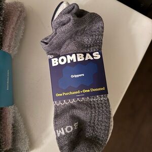 Bombas Grippers No-Show Socks pack of 3